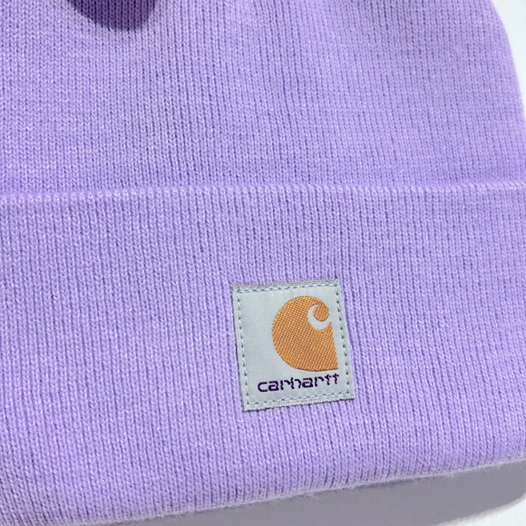 Carhartt Knit Cuffed Beanie/watch hat,warm winter,patch logo, Lavender 530 - Picture 6 of 6